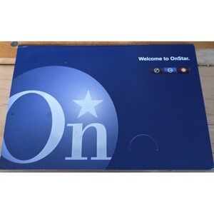 Vintage OnStar Welcome Kit CD Track Lineup Security Stickers Reference Card